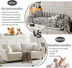 BOHO Couch Cover In Dark Gray