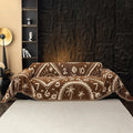 BOHO Couch Cover In Retro-Hippie Brown