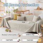 Waterproof Couch Cover In Khaki