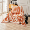 BOHO Couch Cover In Orange