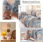 Vintage Flower Sofa Cover In Starry Night