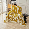 BOHO Couch Cover In Mustard Yellow