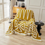 BOHO Couch Cover In Mustard Yellow