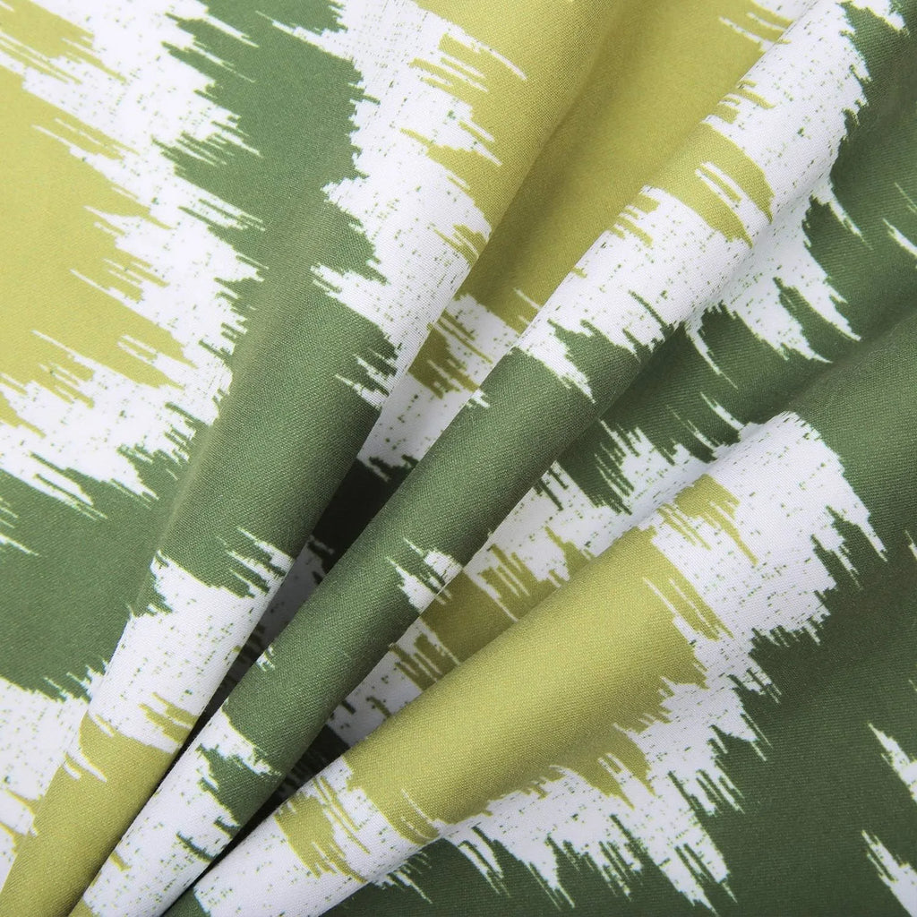 Nature Patterns Printing Throw Pillowcase 4 Pack - Dark Green