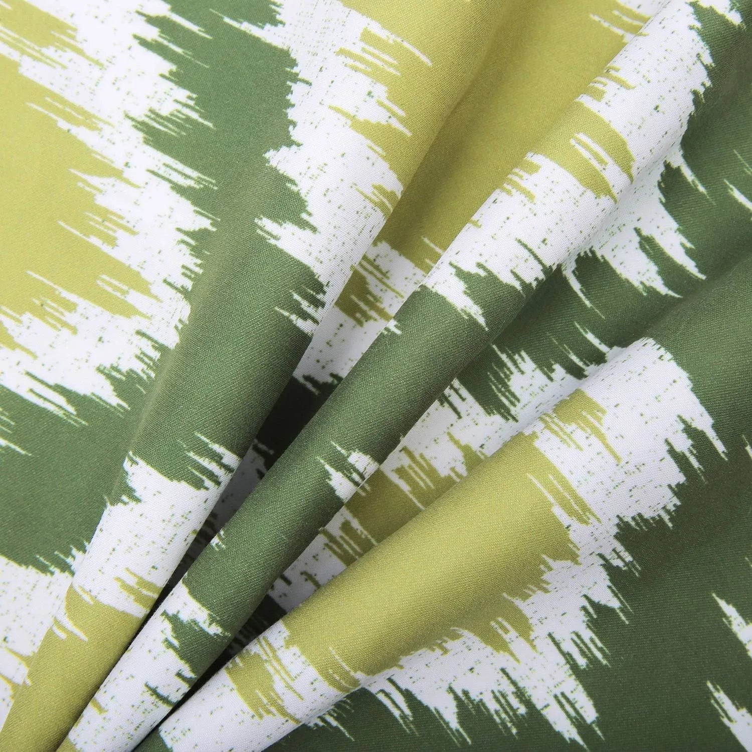 Nature Patterns Printing Throw Pillowcase 4 Pack - Dark Green
