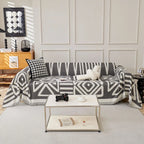 BOHO Couch Cover In Dark Gray