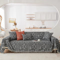 BOHO Couch Cover In Brick Black