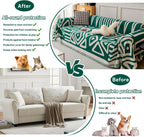 BOHO Couch Cover In Forest Green