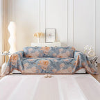 Vintage Flower Sofa Cover In Starry Night