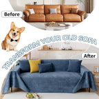 Waterproof Couch Cover In Dark Blue