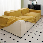 Custom Sofa Slipcover | Elara Basic - Turmeric