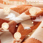 BOHO Couch Cover In Orange