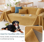 Waterproof Couch Cover In Yellow