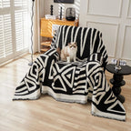 BOHO Couch Cover In Black