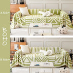 BOHO Couch Cover In Green