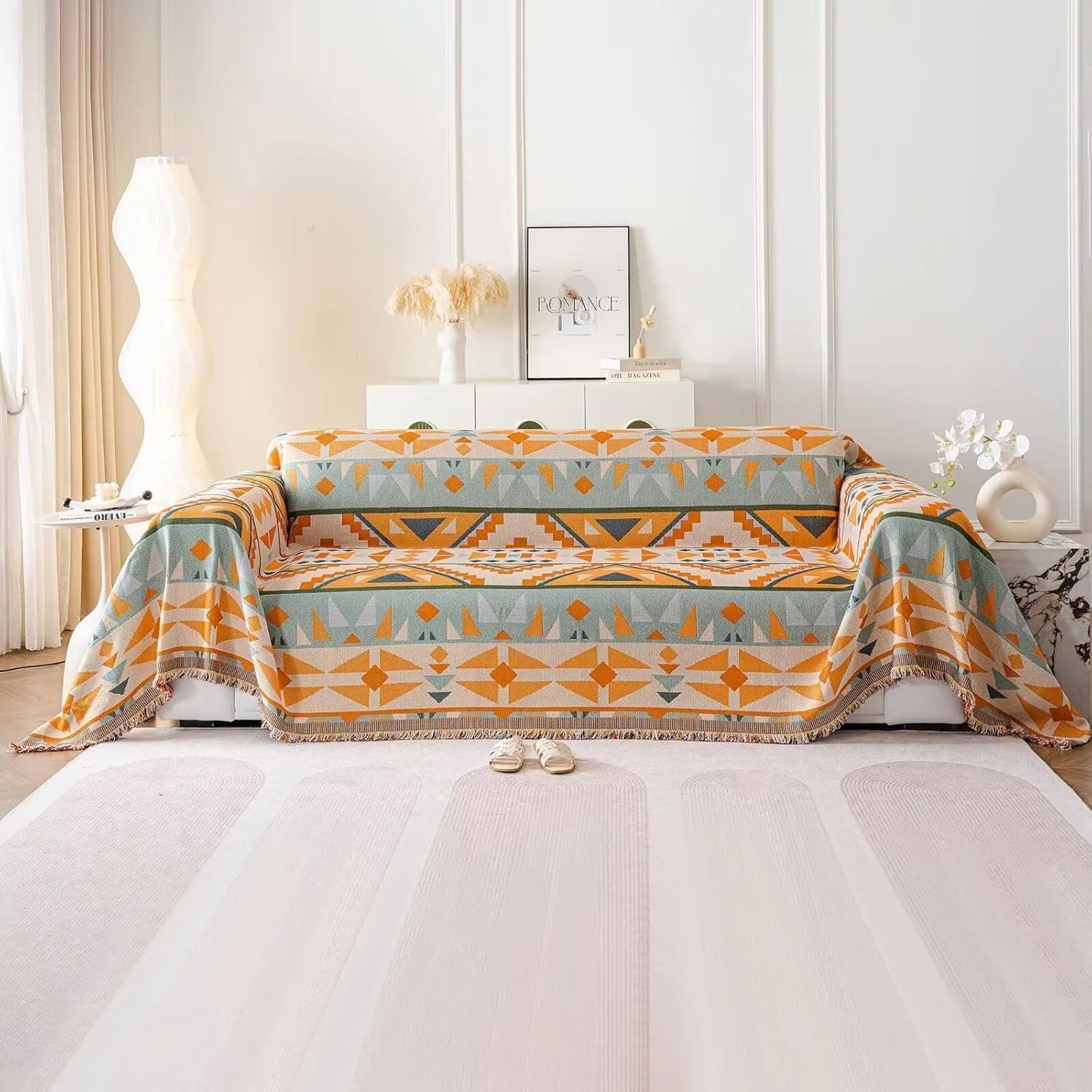 Vintage Flower Sofa Cover In Cynthia