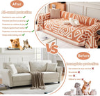 BOHO Couch Cover In Orange