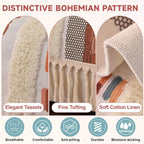 Couch Cushion Cover In Stripe Brown