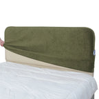 Bed Headboard Cover | Performance Antimicrobial Chenille - Verdant Relic