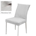 Custom Dining Chair Cover | Sienna Velour - Moonstone Veil