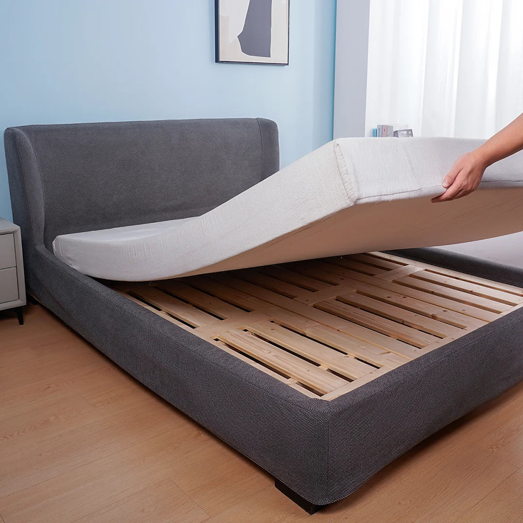 Bed Frame + Headboard Cover | Iron Forge