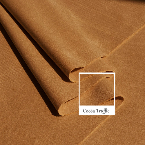 Bed Frame + Headboard Cover | Sienna Velour - Cocoa Truffle