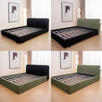 Bed Headboard Cover | Olive Moss