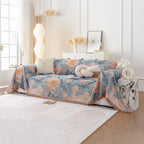 Vintage Flower Sofa Cover In Starry Night