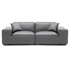 Custom Sofa Slipcover | Terravia - Pearl Grey