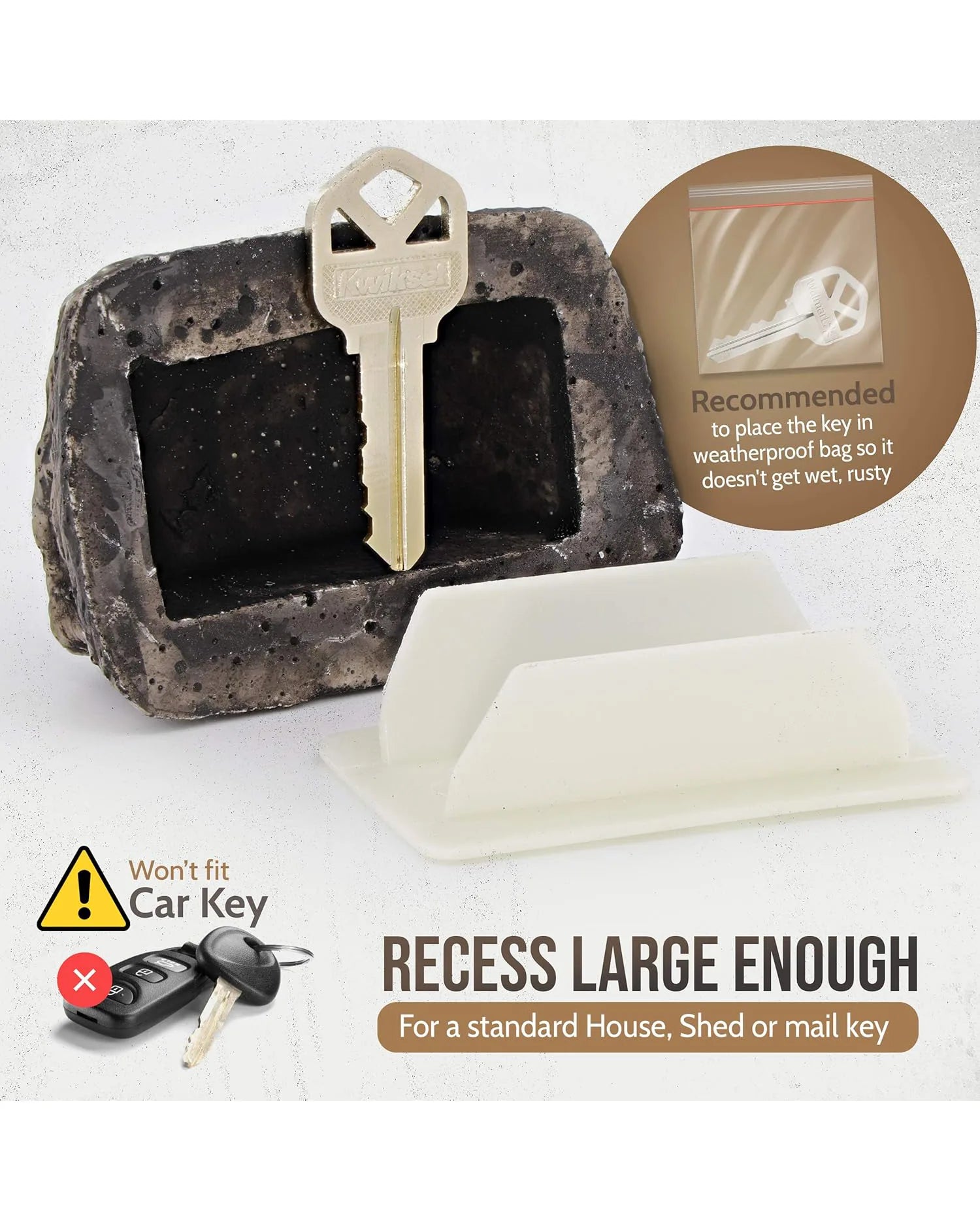 Realistic Outdoor Key Hider