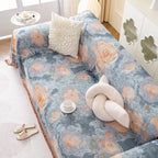 Vintage Flower Sofa Cover In Starry Night