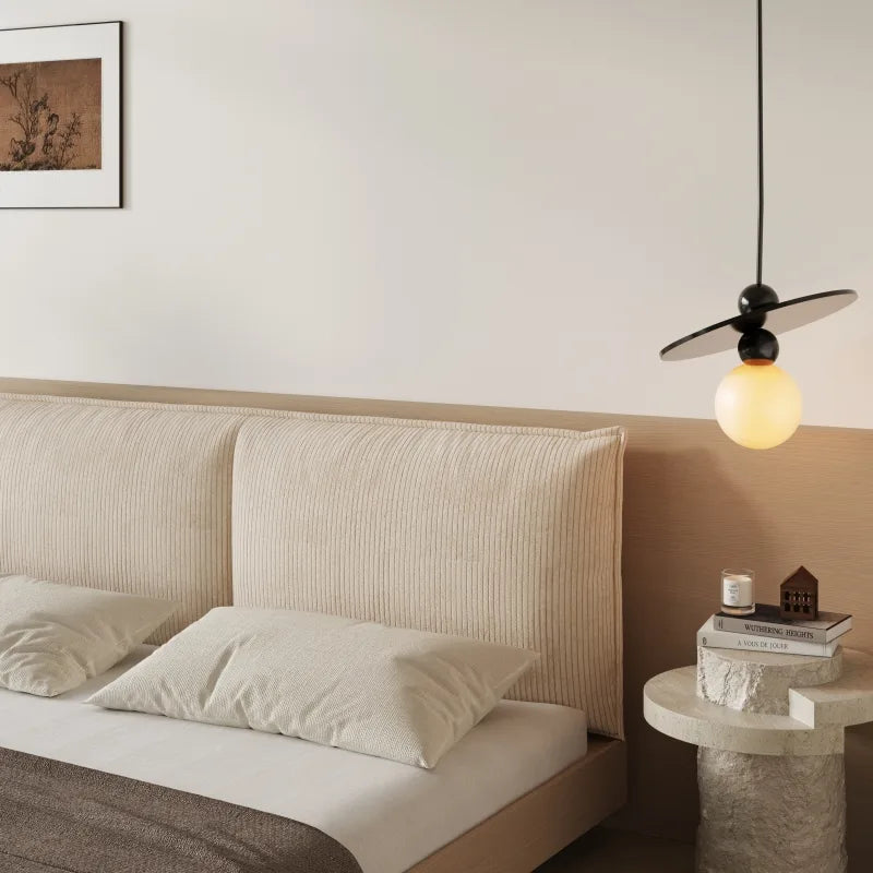 Bed Headboard Cover with Large Cushion | Whitman Blossom HB08-2