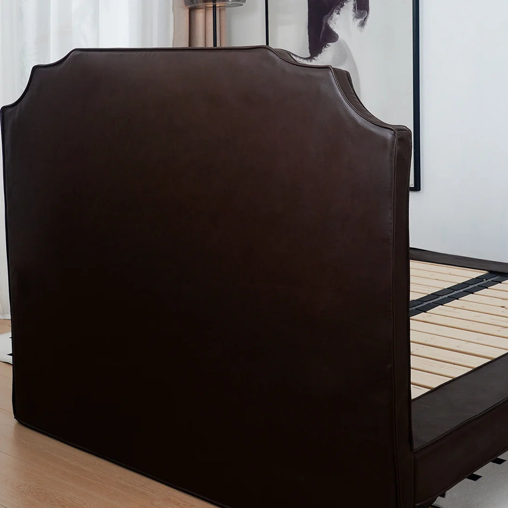 Bed Frame + Headboard Cover | Terravia - Espresso
