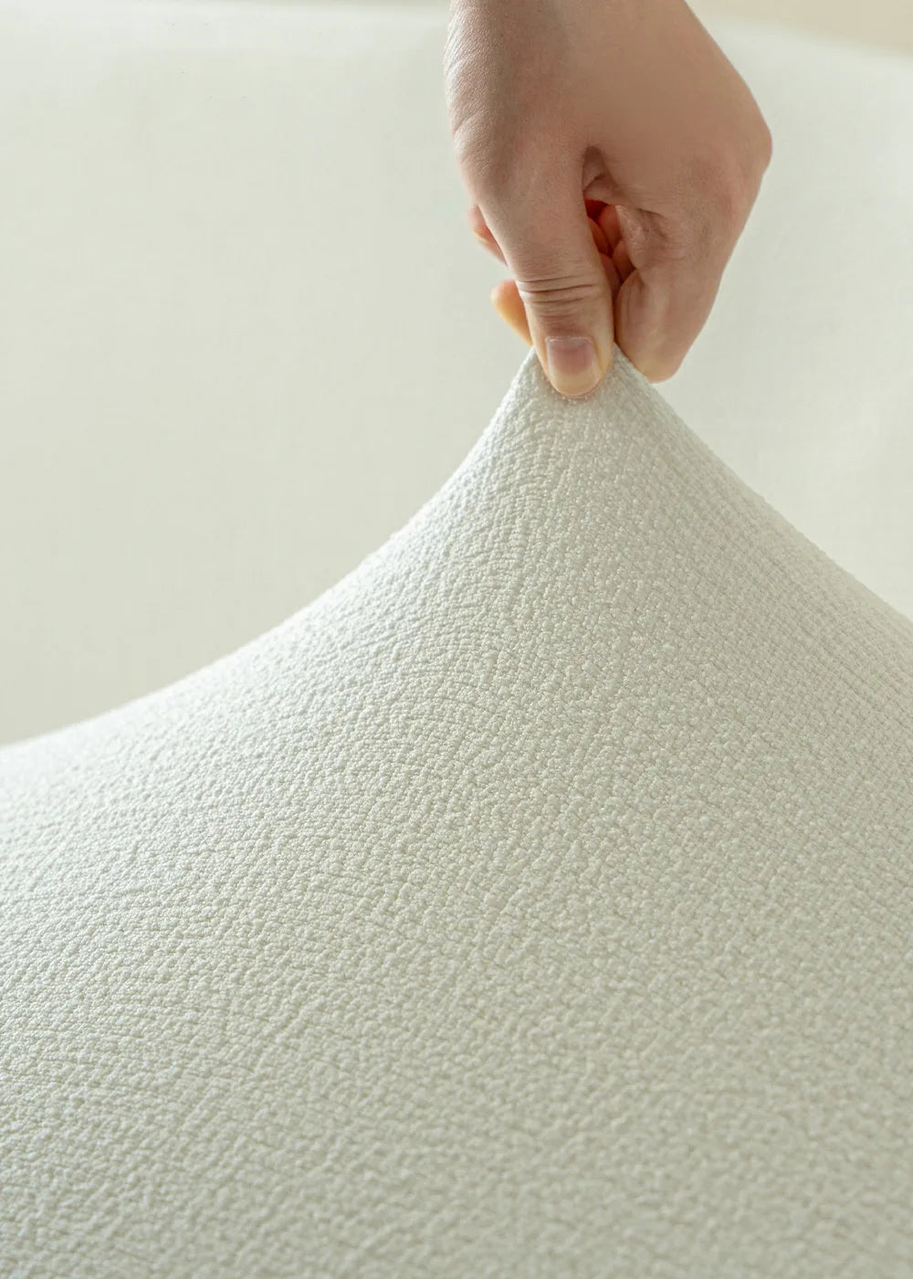 Pure Linen Look Sofa Cover | Stretch, Cat Scratch Resistant