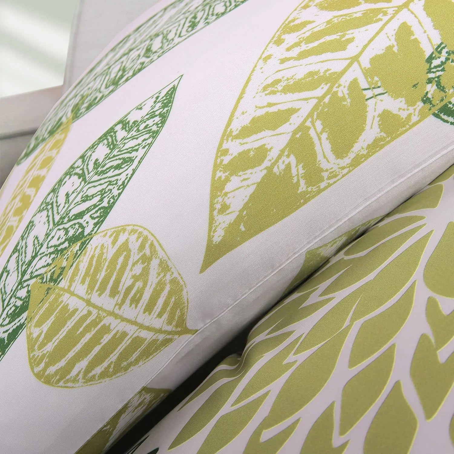 Nature Patterns Printing Throw Pillowcase 4 Pack - Dark Green