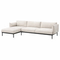 ÄPPLARYD 4-seat sofa with chaise longue cover