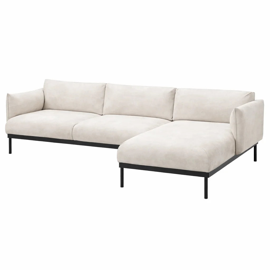 ÄPPLARYD sofa with chaise longue cover