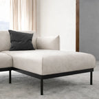 ÄPPLARYD sofa with chaise longue cover
