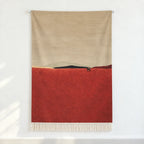 A leisurely horseback ride · Custom Woven Blanket