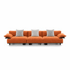 Custom Sofa Slipcover — Luna · Amber Flame