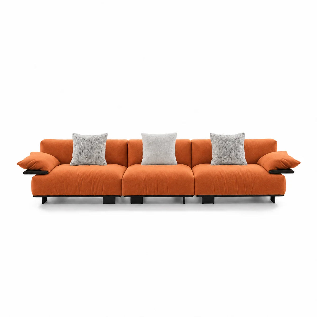 Custom Sofa Slipcover — Luna · Amber Flame