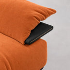 Custom Sofa Slipcover — Luna · Amber Flame