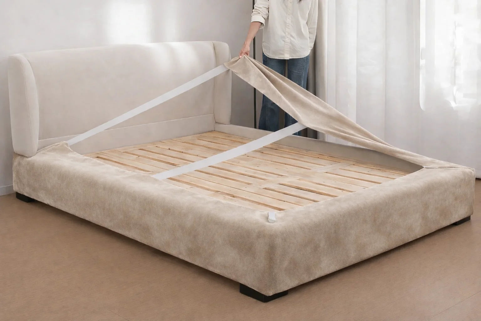 Apricot WB PBV2042 - 03 | Bed Skirt