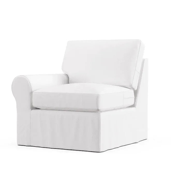 Custom Slipcover for Left Arm Chair Section Component