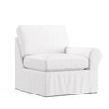 Custom Slipcover for Right Arm Chair Section Component