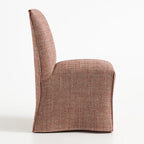 Atelier Coral WX8008 - 04 | Long-Skirt Dining Chair Slipcover