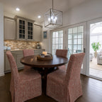 Atelier Coral WX8008 - 04 | Long-Skirt Dining Chair Slipcover