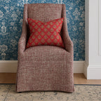 Atelier Coral WX8008 - 04 | Long-Skirt Dining Chair with armrest Slipcover