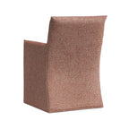 Atelier Coral WX8008 - 04 | Long-Skirt Dining Chair with armrest Slipcover