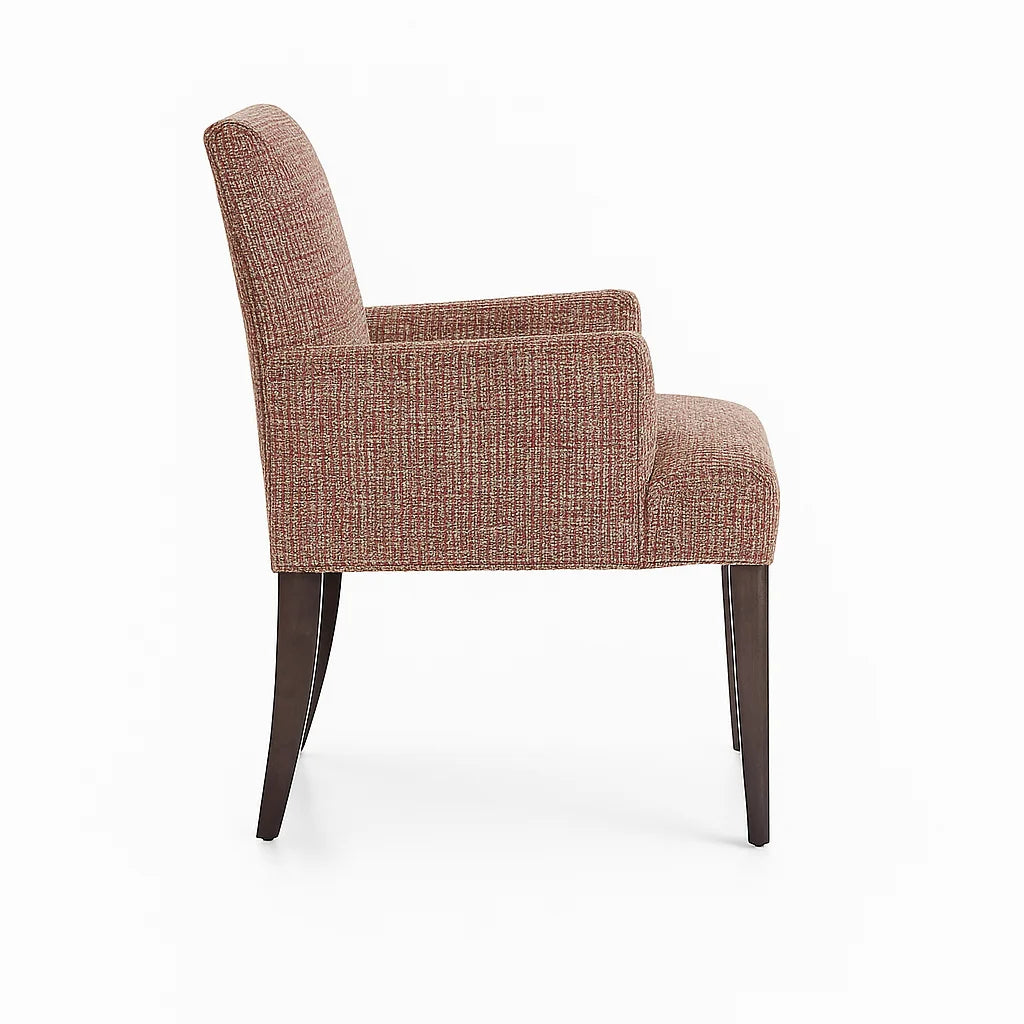 Atelier Coral WX8008 - 04 | Snug fit Dining Chair with armrest Slipcover